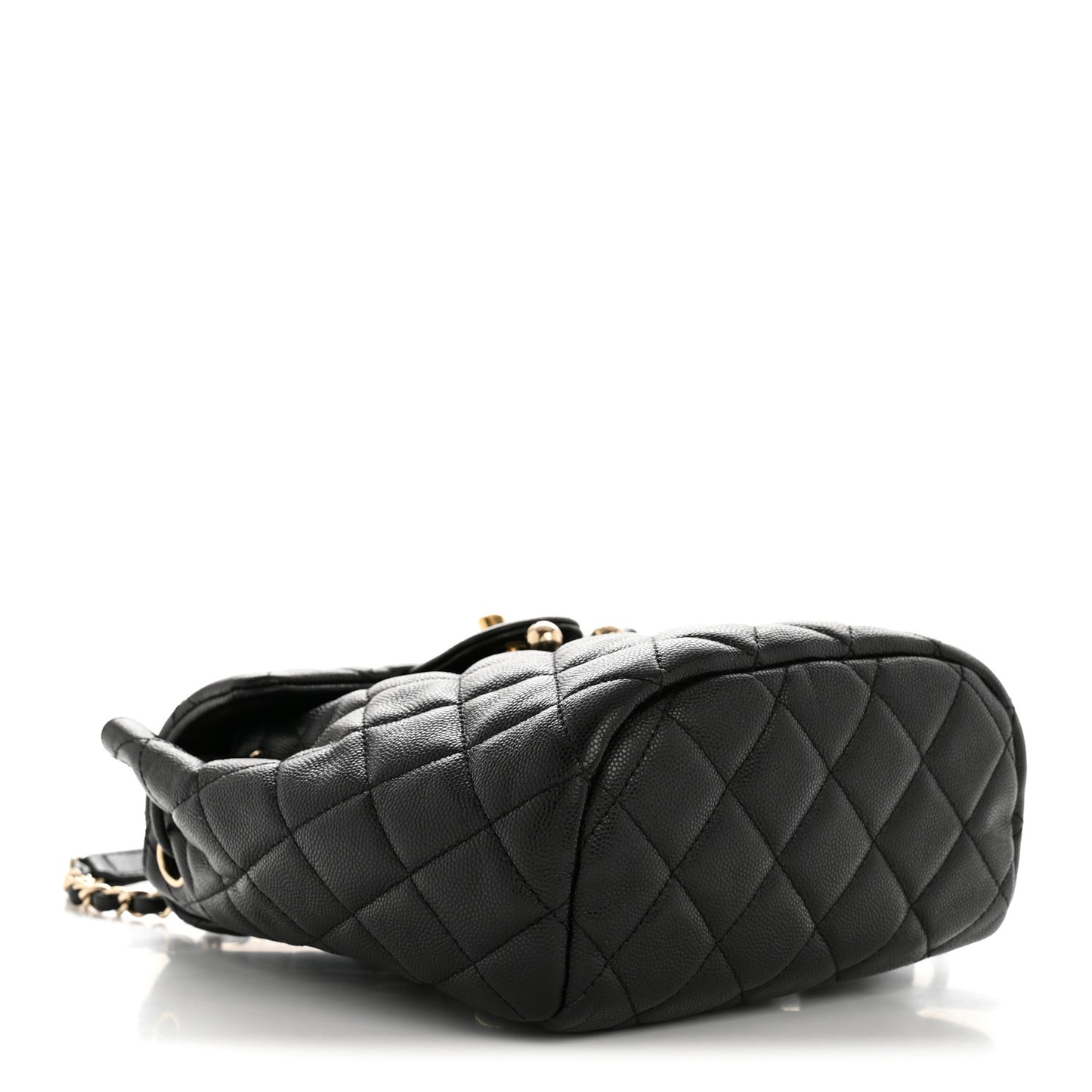 Caviar Quilted Mini Urban Spirit Backpack Black