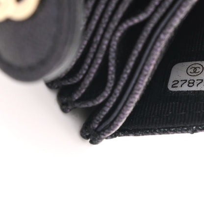 Chanel Iridescent Caviar Quilted Gusseted Card Holder Black 8 of 8