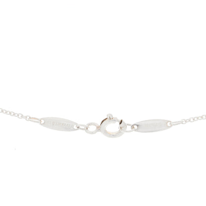 Tiffany Sterling Silver 9mm Elsa Peretti Bean Pendant Necklace 3 of 4