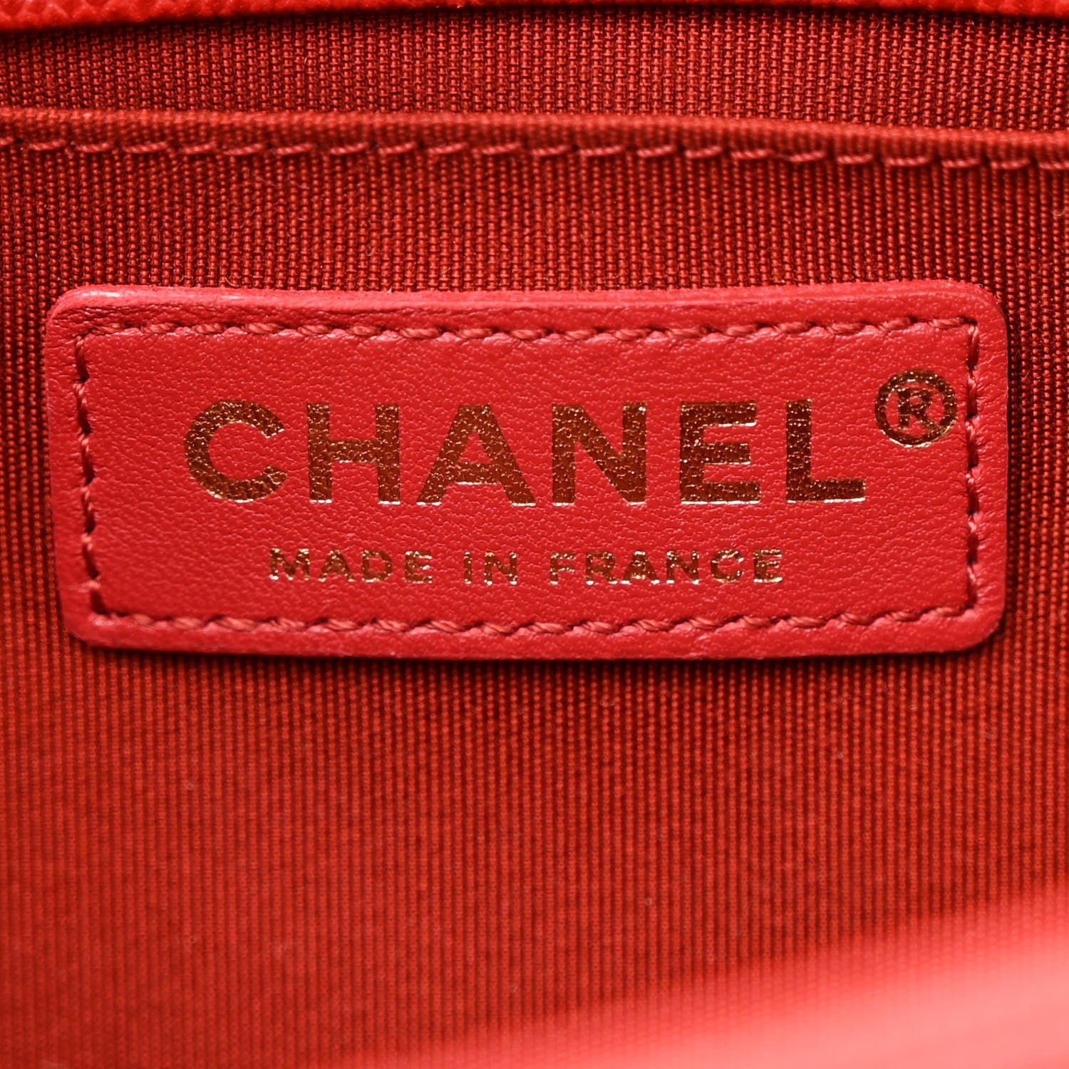Chanel Caviar Chevron Quilted Braided Medium Boy Flap Red 6 of 10