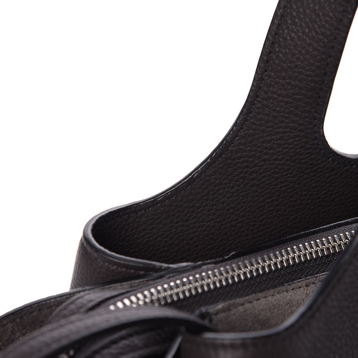 Celine Baby Grained Calfskin Small Tri-Fold Bag Anthracite 10 of 11