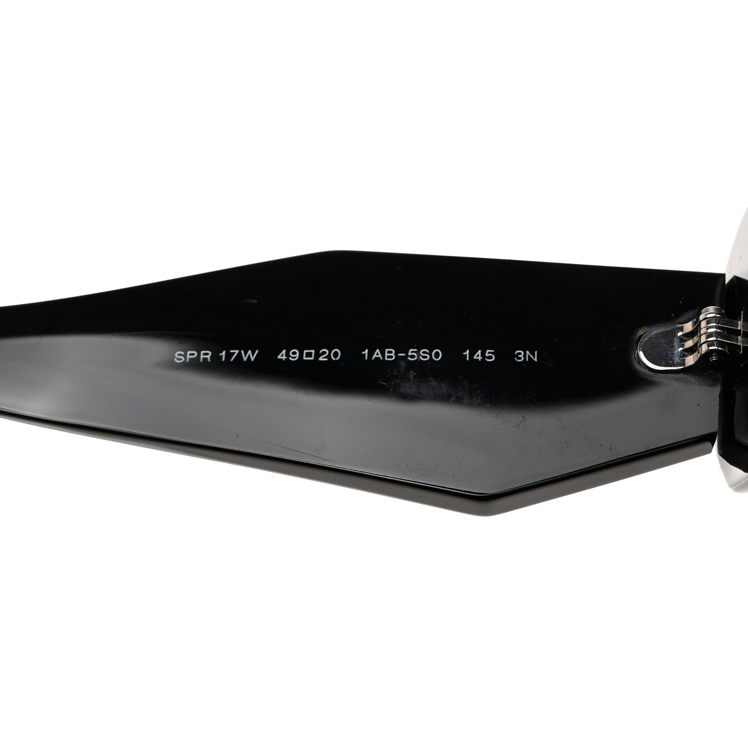 Prada Acetate Symbole Sunglasses SPR 17W Black 5 of 8