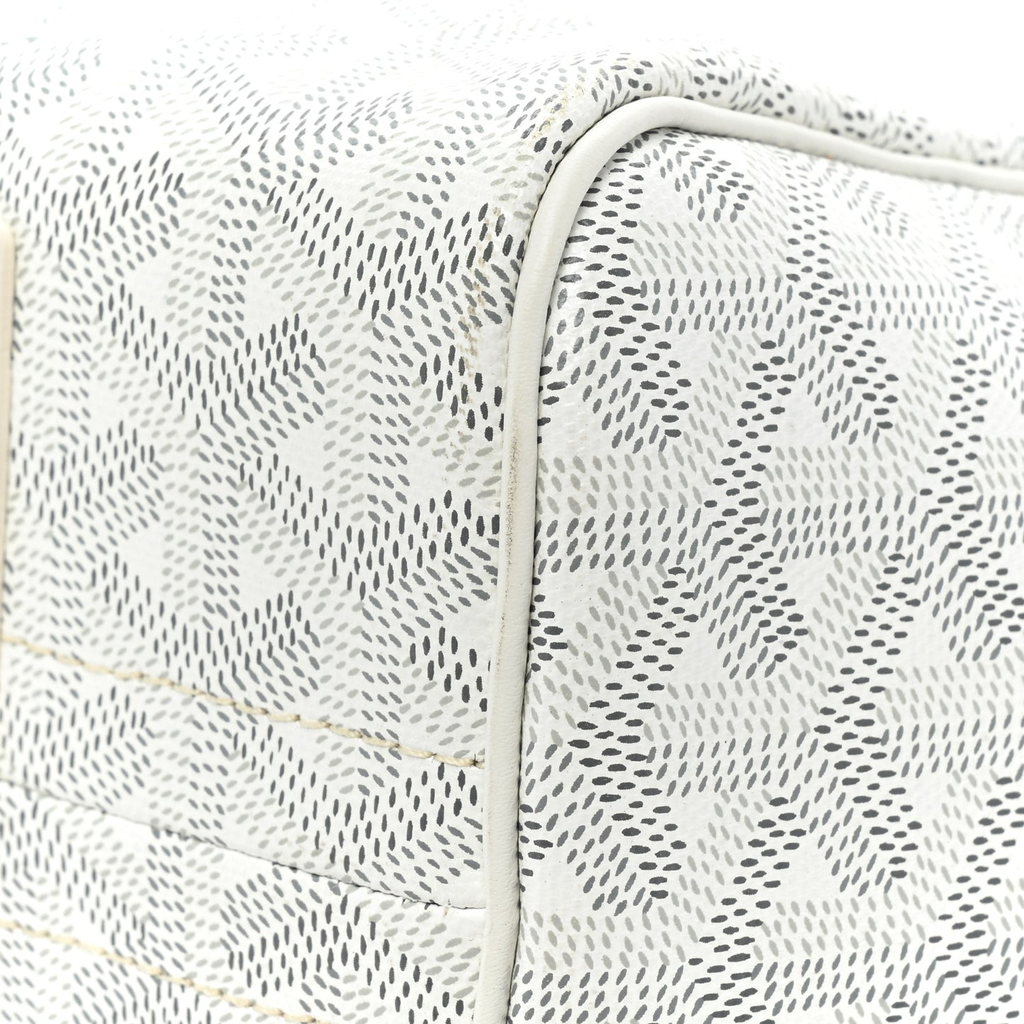 Goyardine Rouette PM White