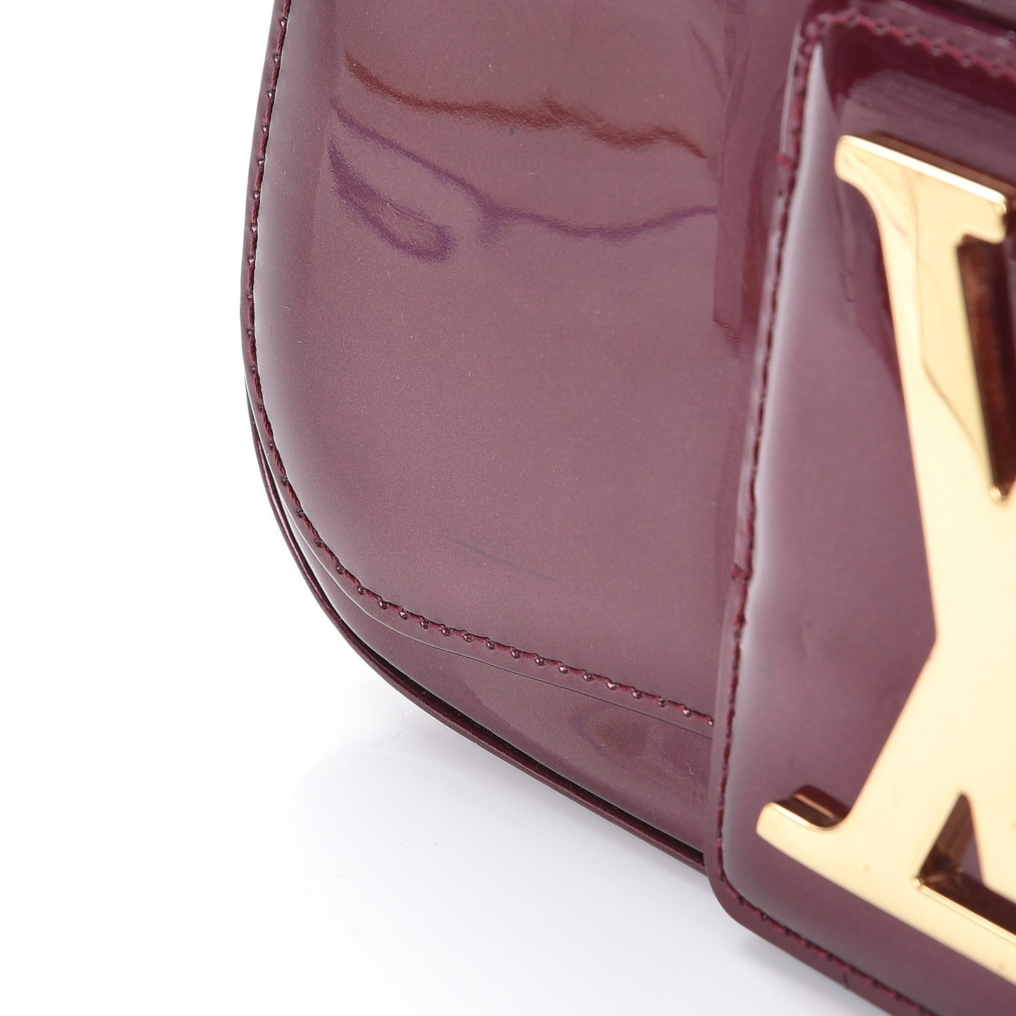 Patent Sobe Clutch Rouge Fauviste