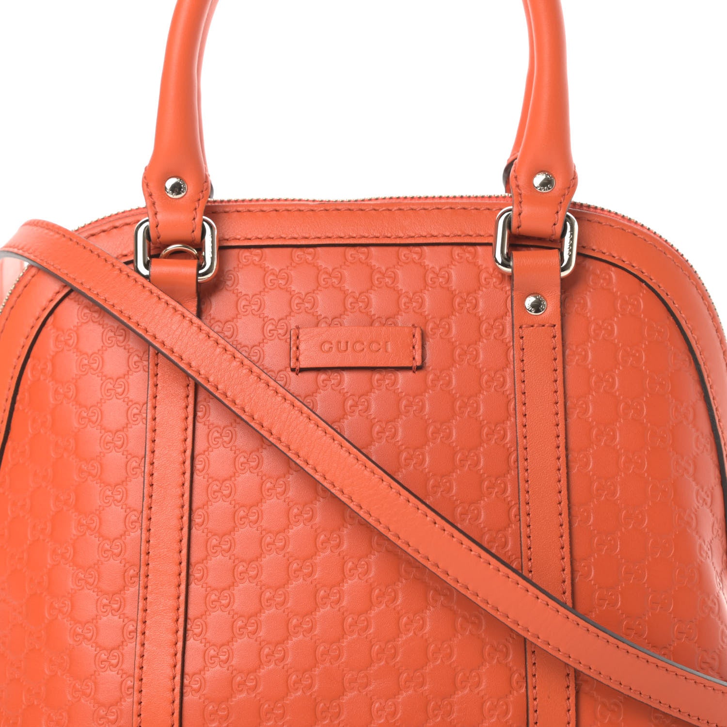 Gucci Microguccissima Mini Dome Bag Sun Orange 8 of 10