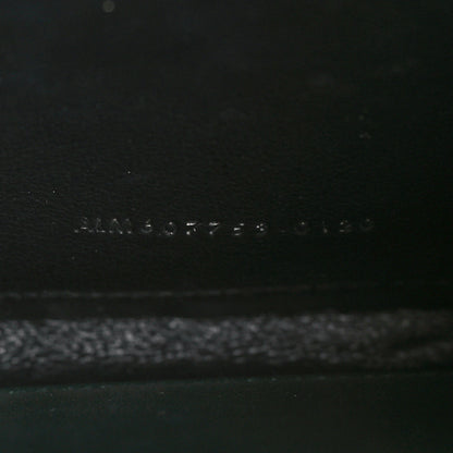 Saint Laurent Calfskin Crocodile Embossed Monogram Mini Uptown Crossbody Green 7 of 9