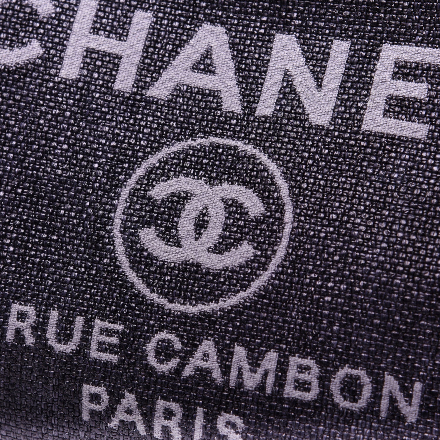 Chanel Canvas Medium Deauville Tote Grey 12 of 17