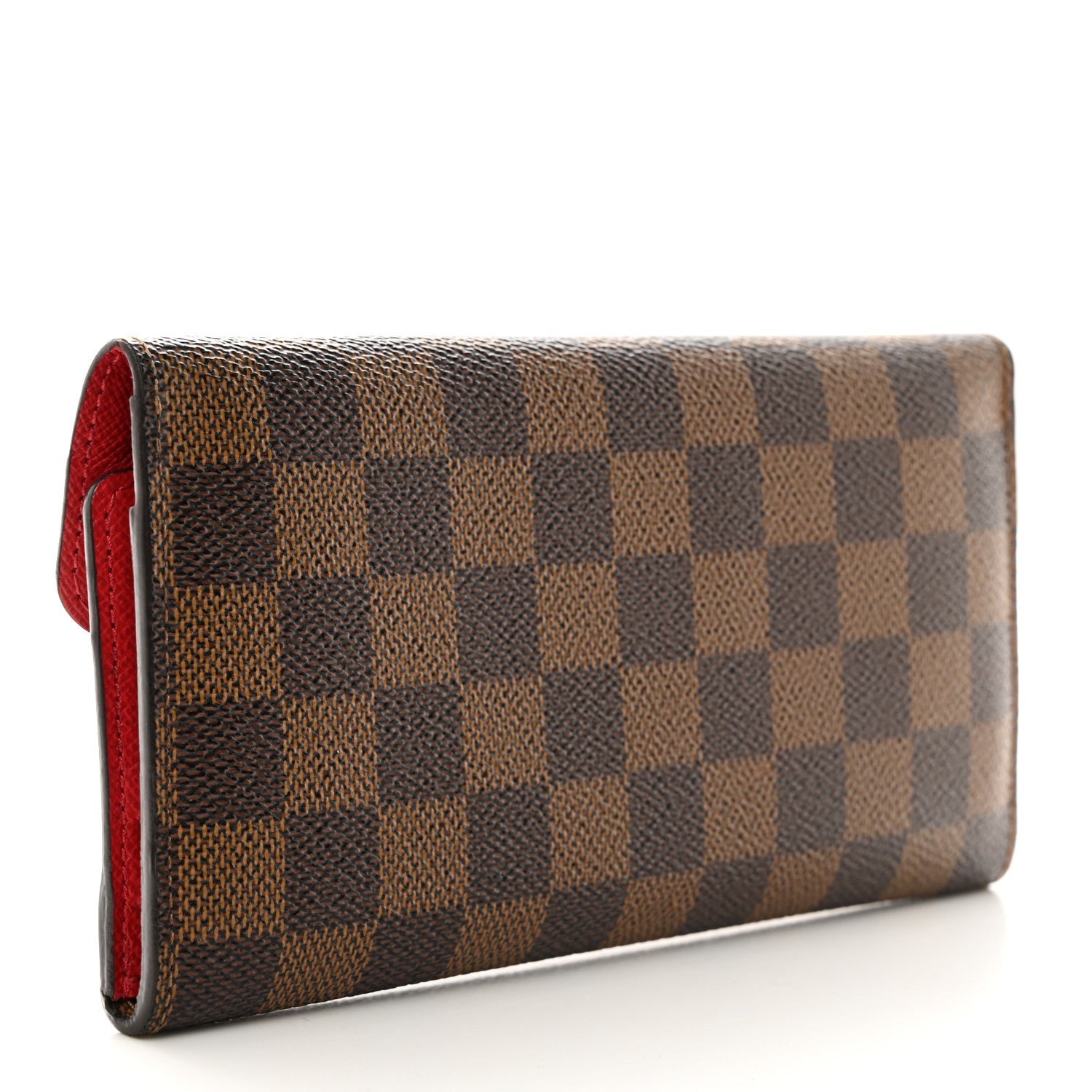 Louis Vuitton Damier Ebene Josephine Wallet Red 3 of 7