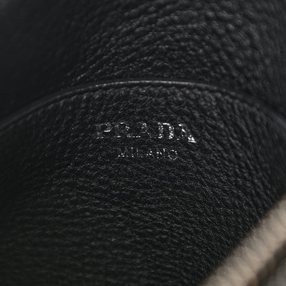 Prada Vitello Phenix Double Zip Crossbody Bag Black 6 of 12