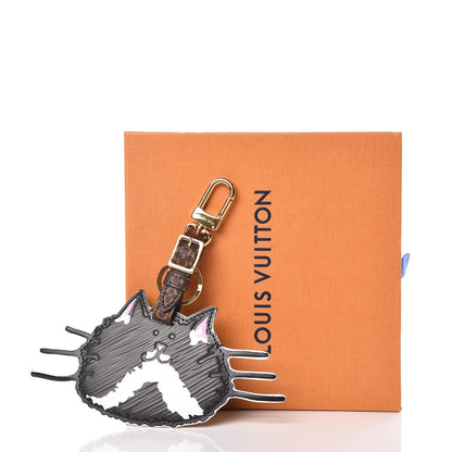 Louis Vuitton Epi Monogram Catogram Bag Charm Key Holder Gris 3 of 3