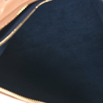 Louis Vuitton Lambskin Embossed Monogram Coussin PM Camel 5 of 9