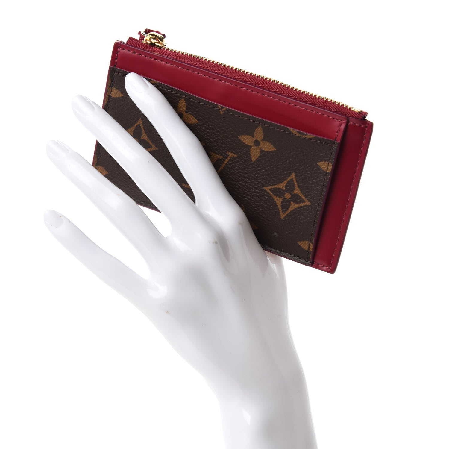 Louis Vuitton Monogram Zipped Card Holder Fuchsia 2 of 8
