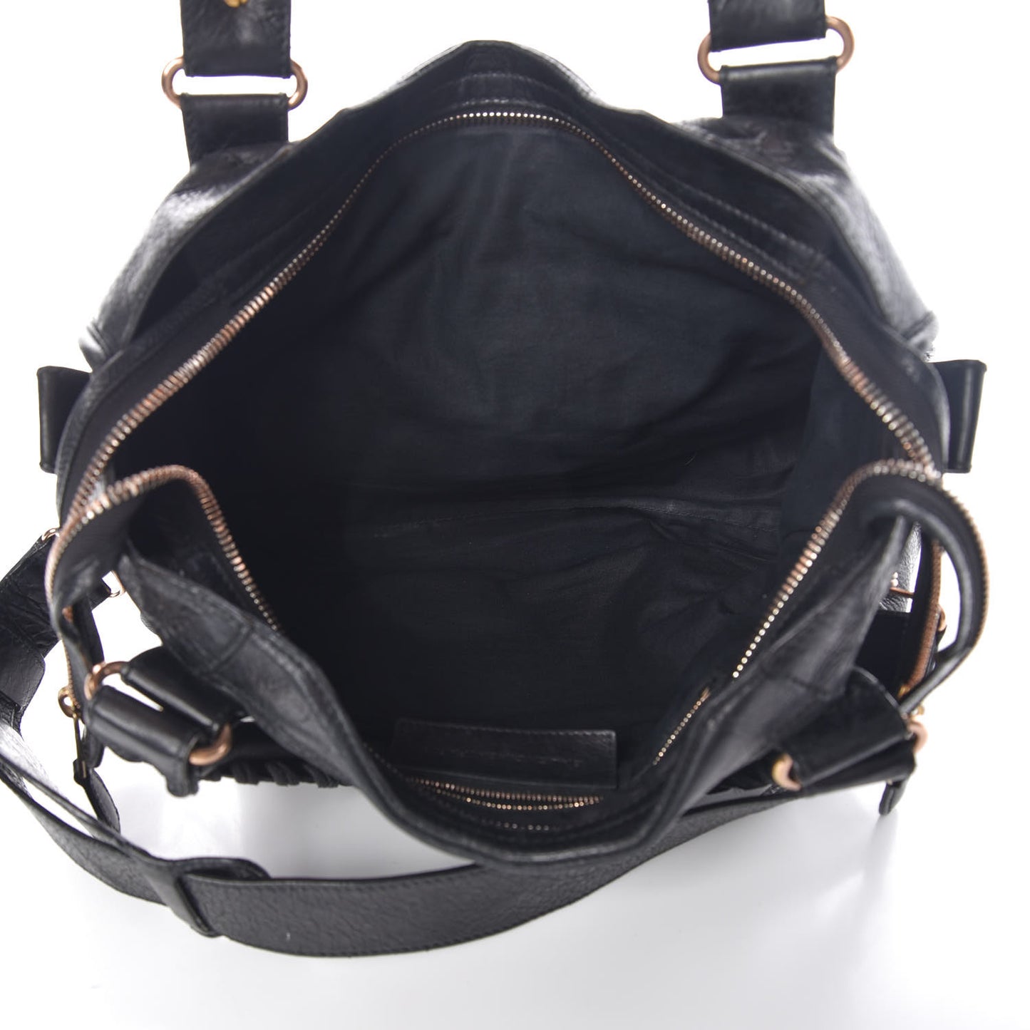 Agneau Giant 21 Rose Gold Hardware City Black