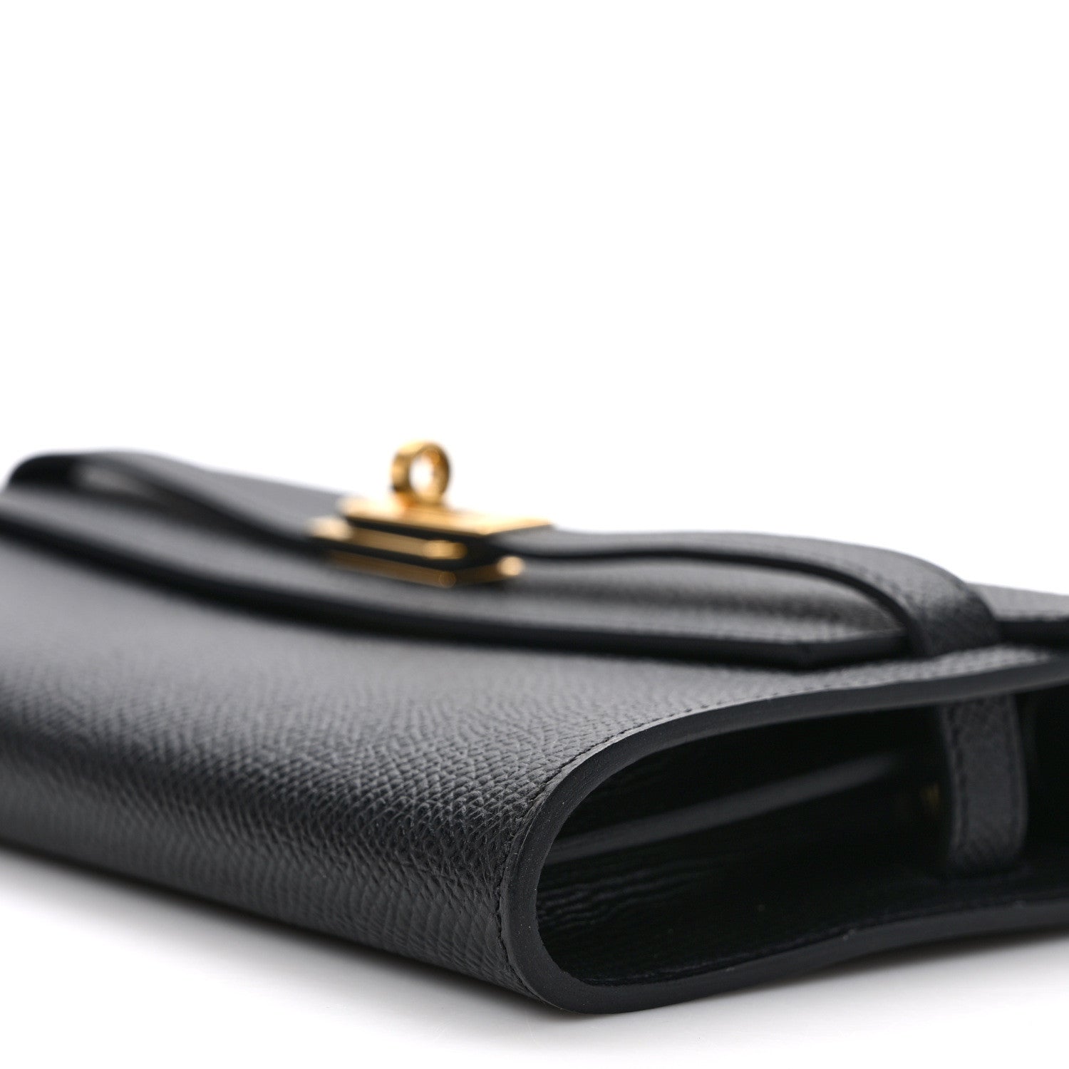 Hermes Epsom Kelly Wallet To Go Black 9 of 11