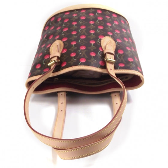 Louis Vuitton Monogram Cerises Petite Bucket Bag Cherry 5 of 8