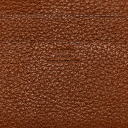 Hermes Barenia Faubourg City 3CC Card Holder Fauve 7 of 8