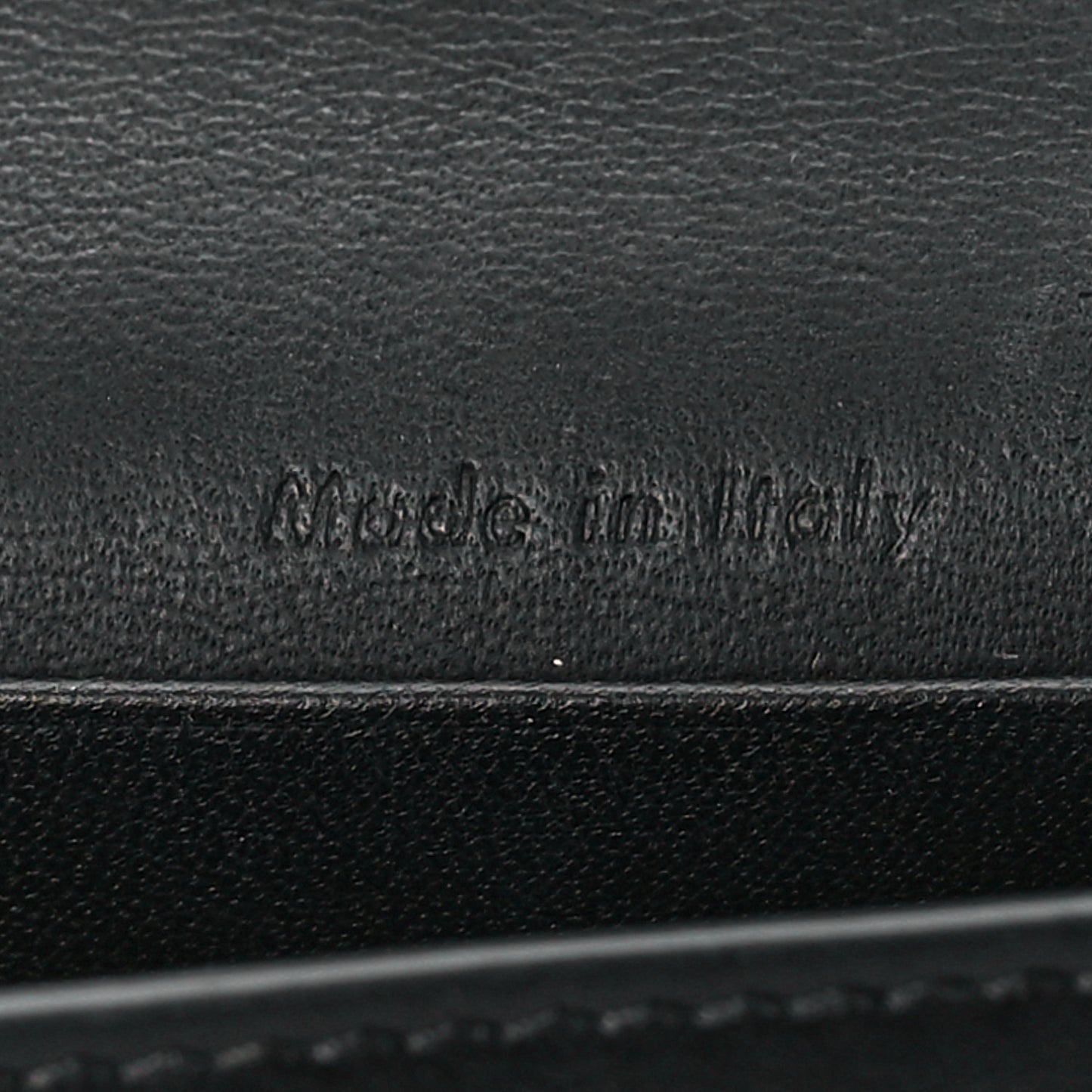 Smooth Calfskin Pocket Card Holder Liquorice Black