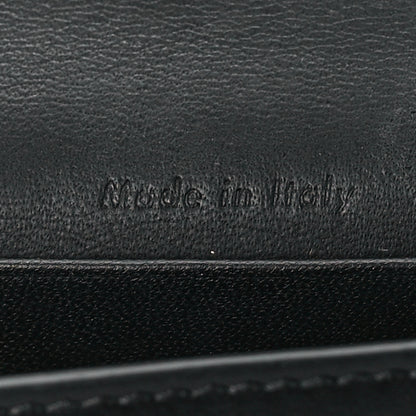 Celine Smooth Calfskin Pocket Card Holder Liquorice Black 6 of 8