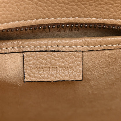 Celine Drummed Calfskin Nano Luggage Dune 7 of 11
