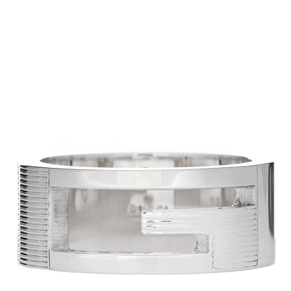 Gucci Sterling Silver G Cutout Ring 50 5.5 1 of 5