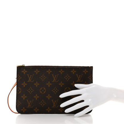 Louis Vuitton Monogram Neverfull MM GM Pochette 2 of 7