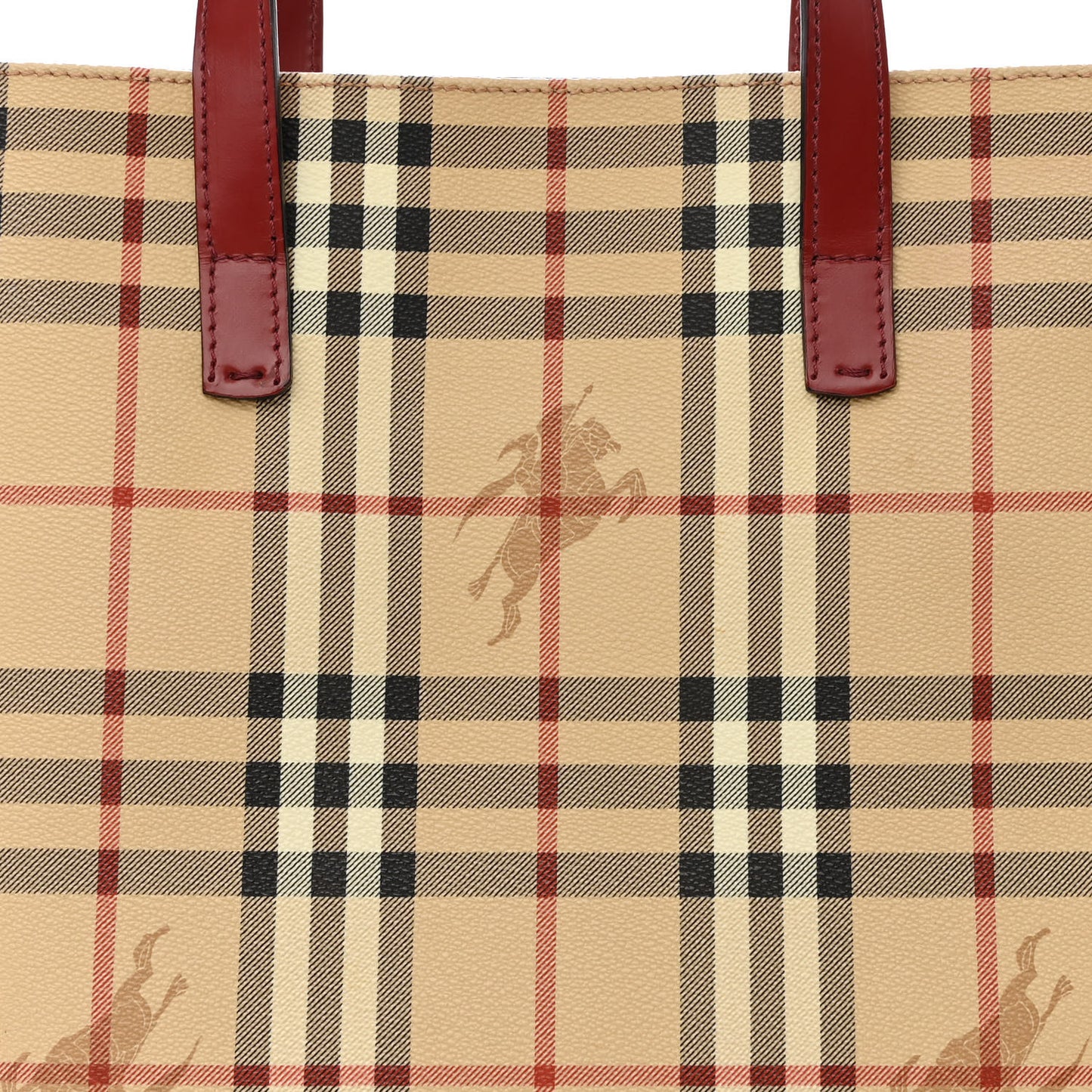Haymarket Check Medium Tote Red