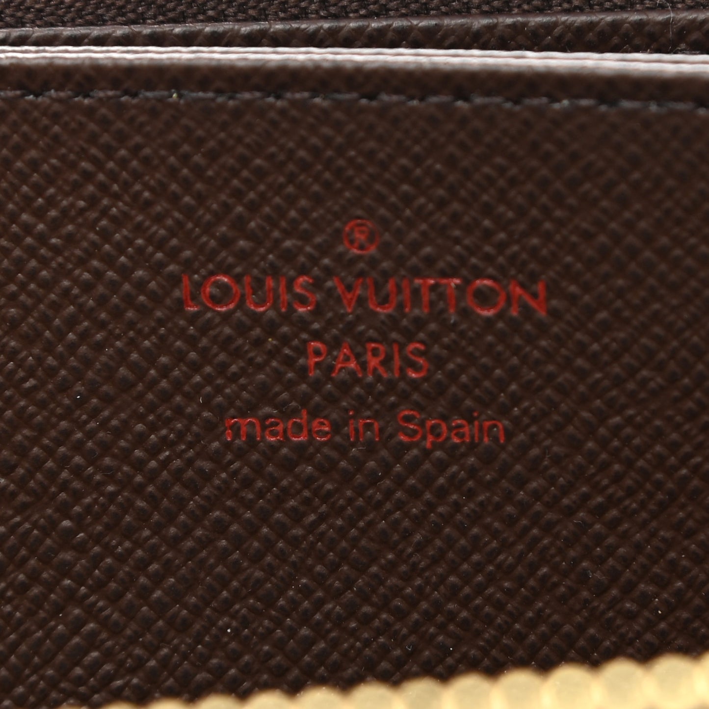 Damier Ebene Zippy Wallet