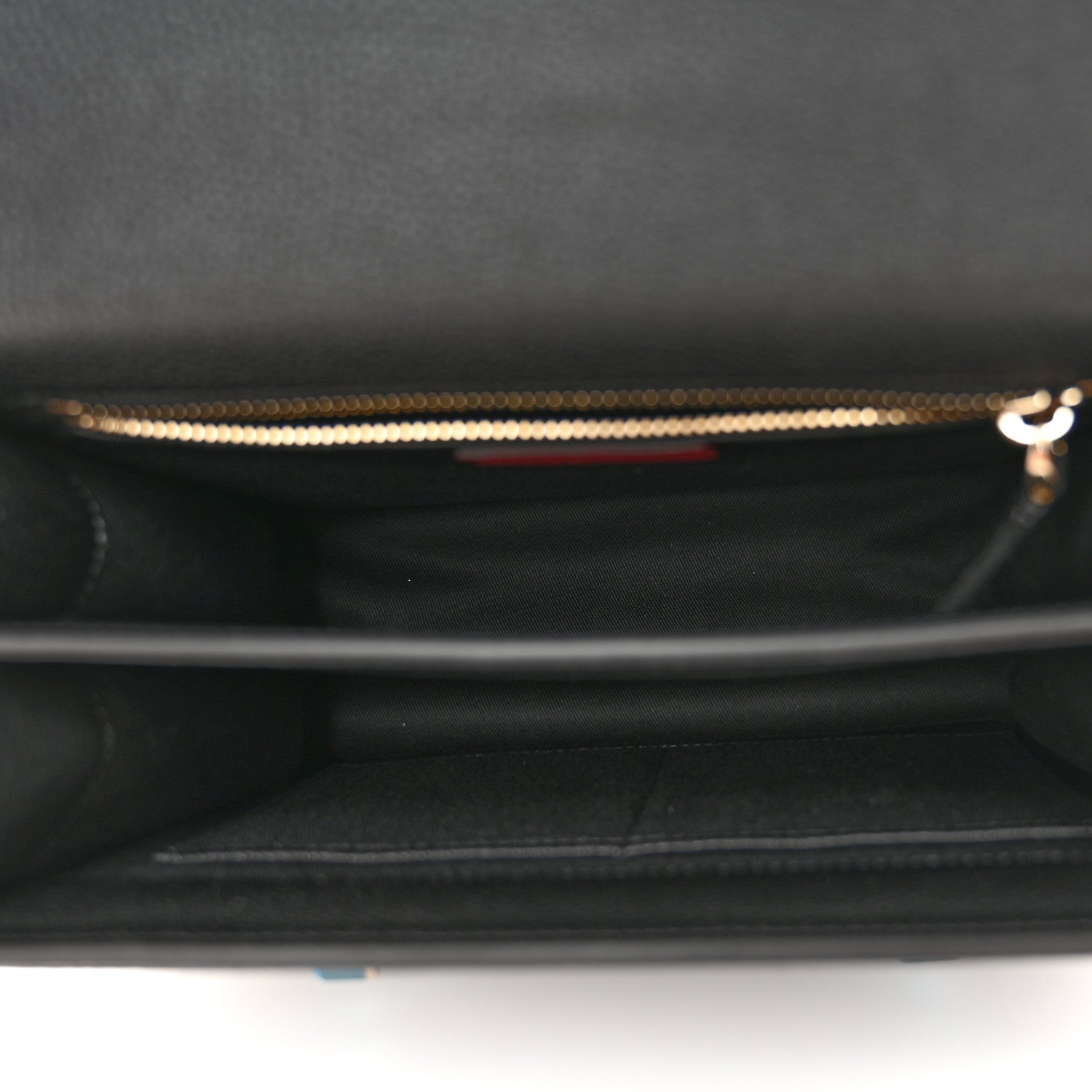 Valentino Garavani Grainy Calfskin Embossed VLTN Uptown Top Handle Bag Black 5 of 10