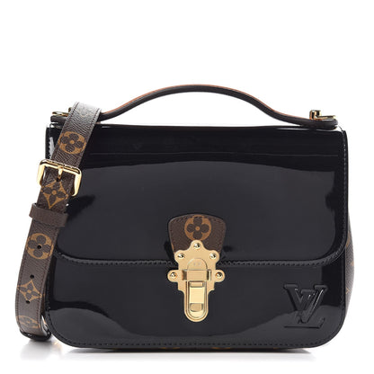 Louis Vuitton Patent Calfskin Monogram Cherrywood BB Black 1 of 8