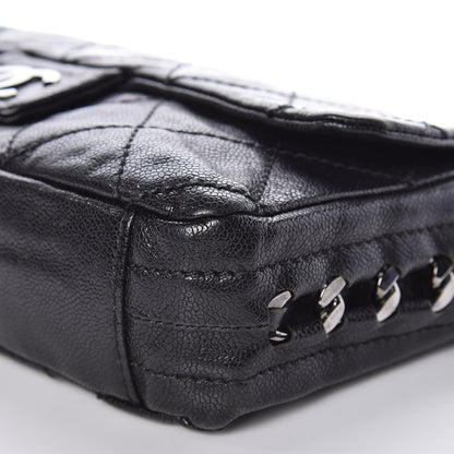 Chanel Glazed Caviar Quilted Modern Chain Flap Black 9 of 9