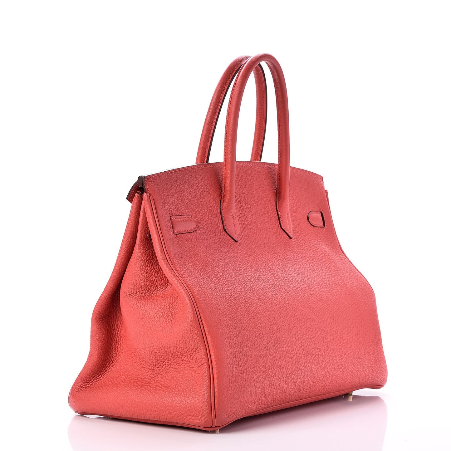 Togo Birkin 35 Rouge Pivoine
