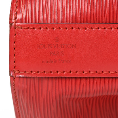 Louis Vuitton Epi Sac D'Epaule GM Castillan Red 6 of 9