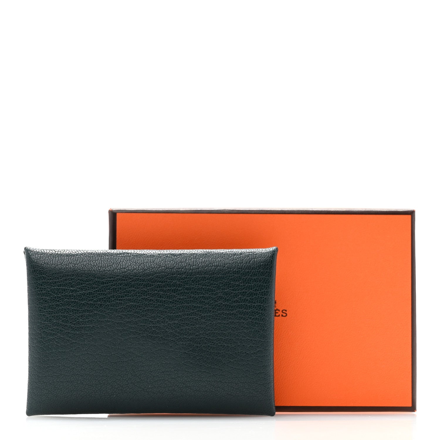 Hermes Chevre Mysore Calvi Card Case Vert Cypress 8 of 8