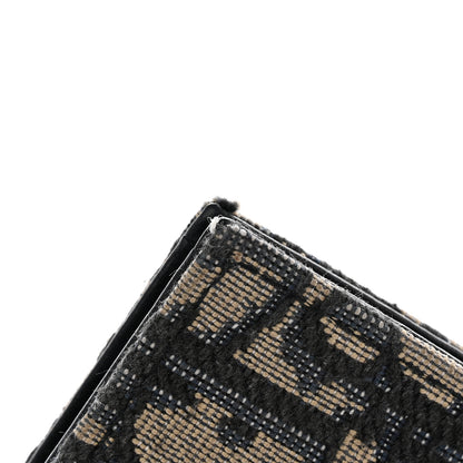 Christian Dior Oblique Saddle Card Holder Blue 10 of 11
