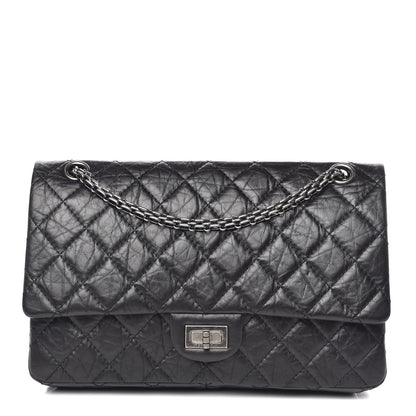 Chanel Aged Calfskin Quilted 2.55 Reissue 226 Flap Black 1 of 11