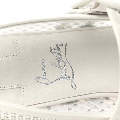 Christian Louboutin Crystal Mamastrapitina Strass Mesh Ballerina Flats 37 White 8 of 9