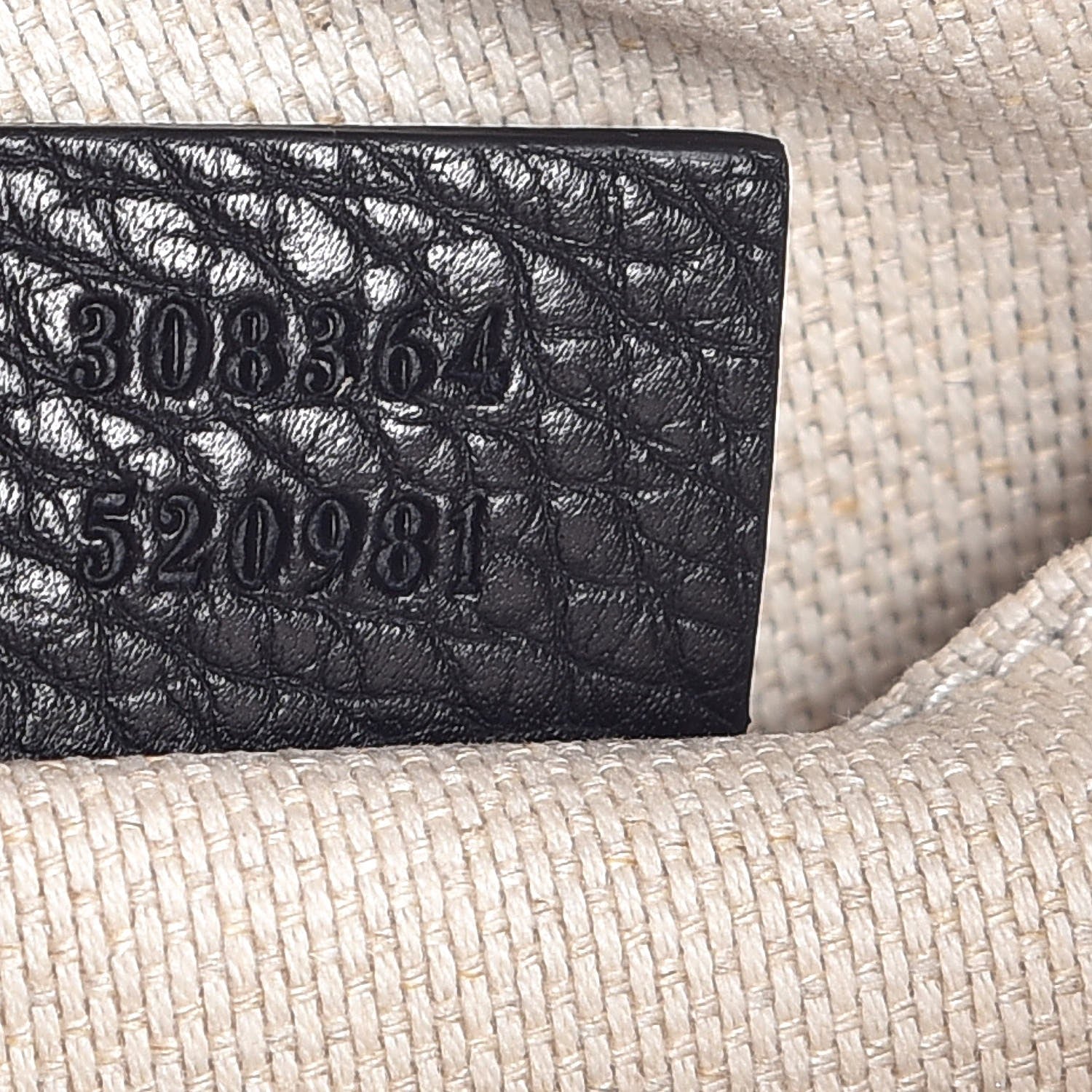 Gucci Pebbled Calfskin Small Soho Disco Bag Black 7 of 7