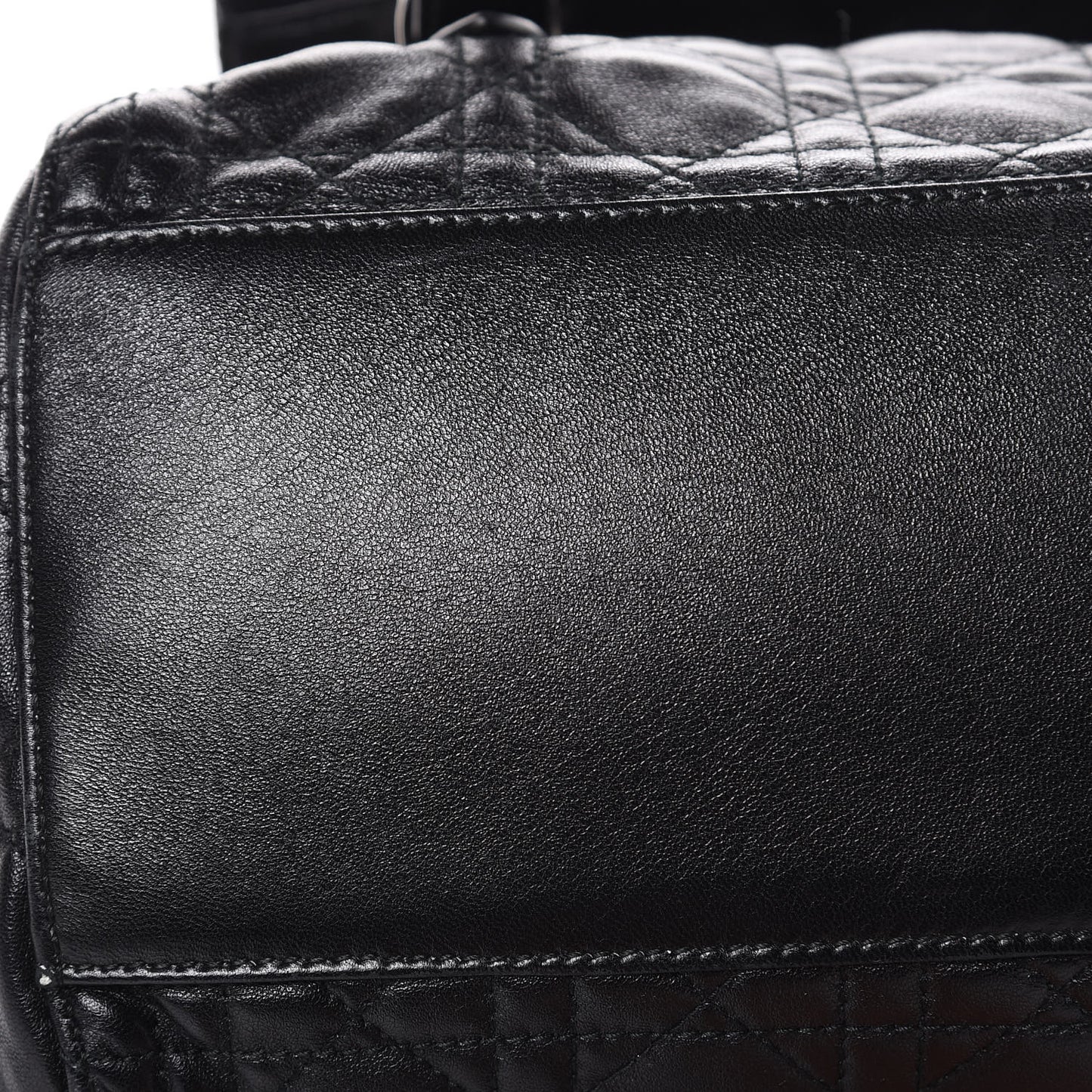 Lambskin Cannage Large Stardust Backpack Black