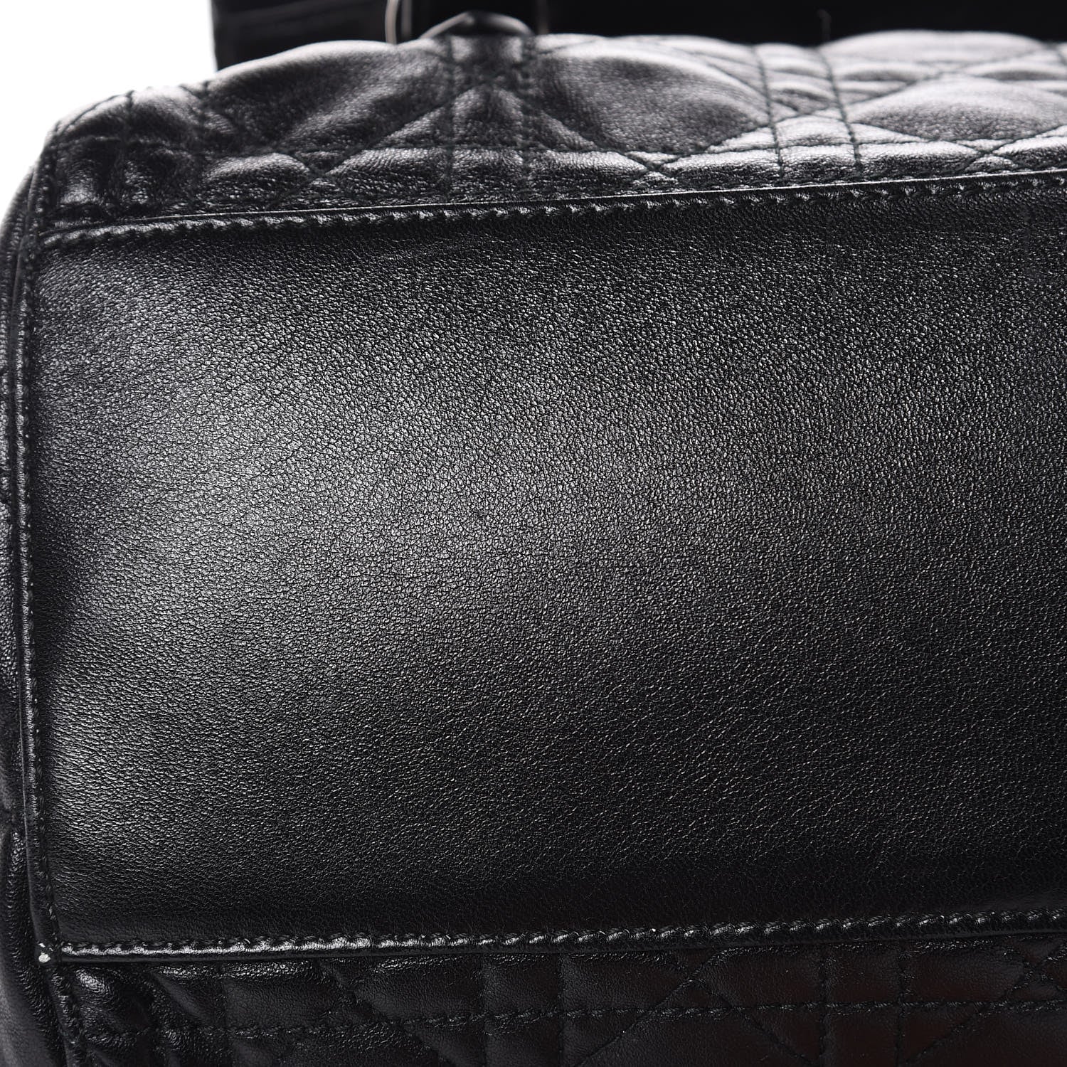 Christian Dior Lambskin Cannage Large Stardust Backpack Black 10 of 13