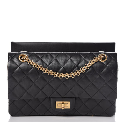 Chanel Aged Calfskin Quilted 2.55 Reissue 225 Flap Black 12 of 12