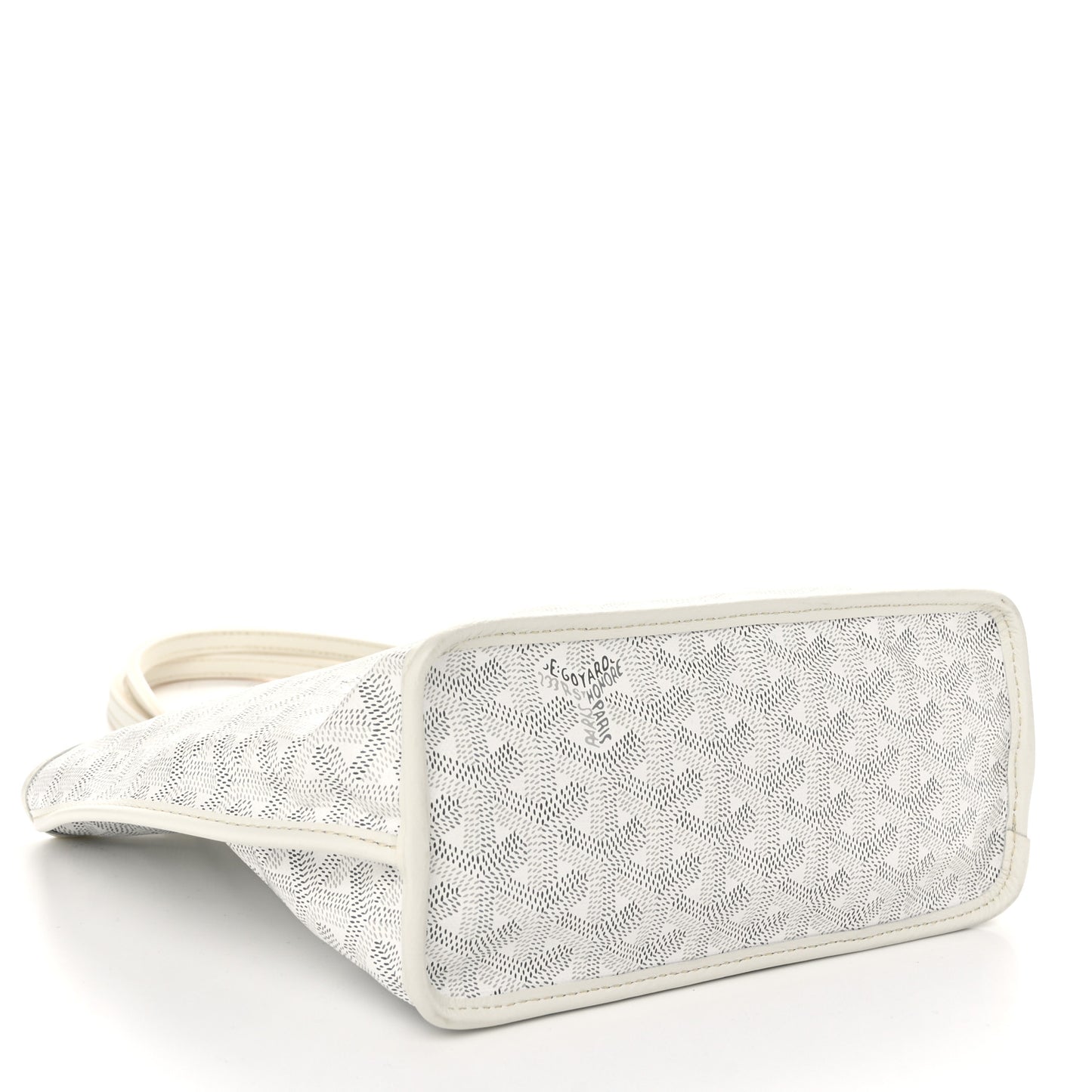 Goyardine Reversible Mini Anjou White