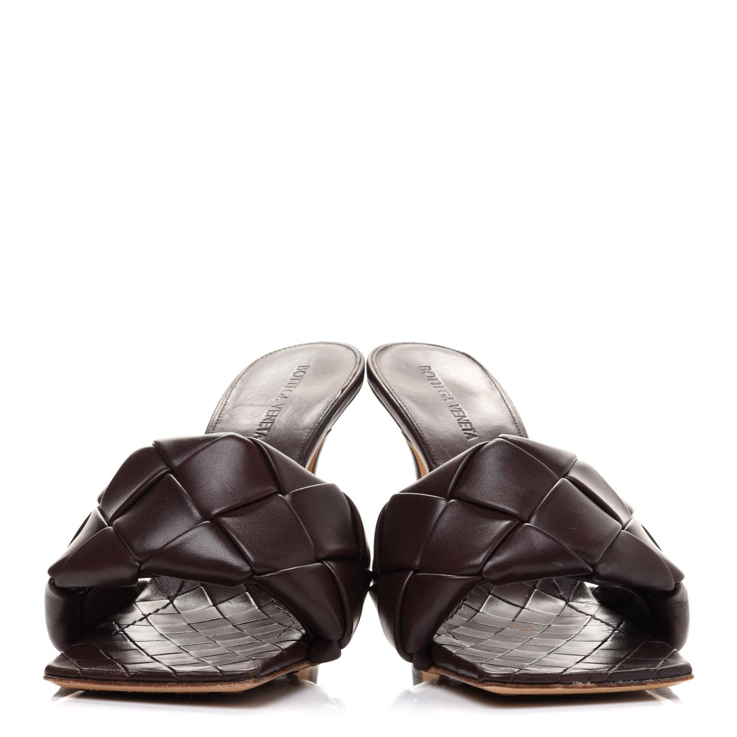 Bottega Veneta Nappa Maxi Intrecciato Lido Mule Sandals 41 Fondant 2 of 13