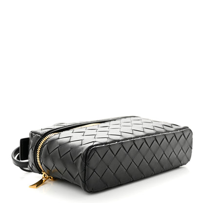 Bottega Veneta Calfskin Intrecciato Bang Bang Vanity Case Black 4 of 10