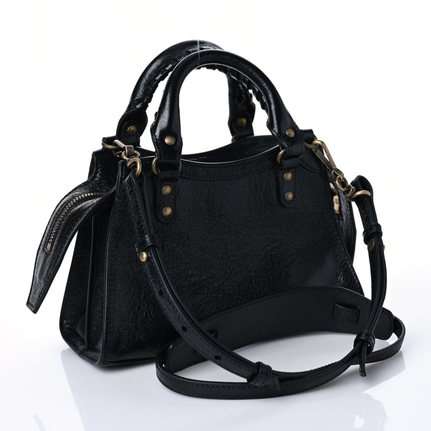Balenciaga Agneau Neo Classic Hardware Pins Mini City Black 2 of 7