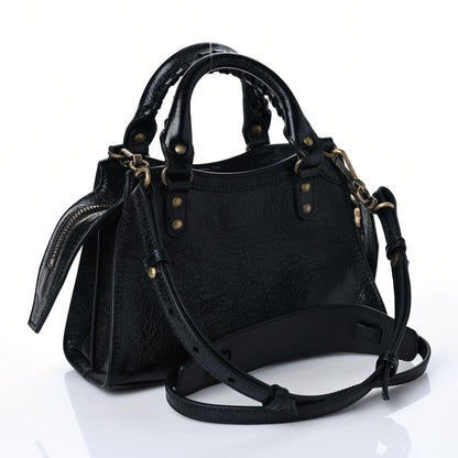 Balenciaga Agneau Neo Classic Hardware Pins Mini City Black 2 of 7