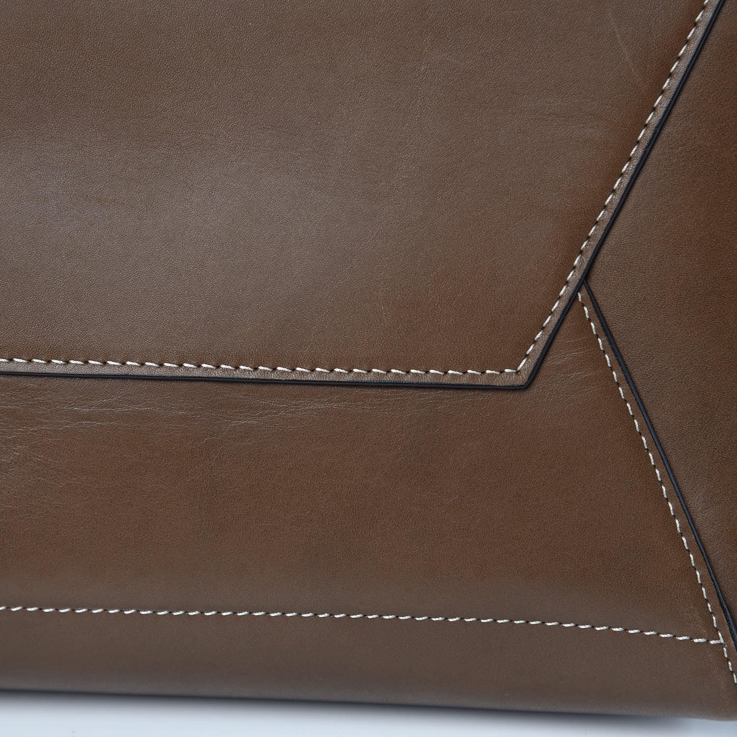 Celine Natural Calfskin Sangle Bucket Bag Chestnut 12 of 12