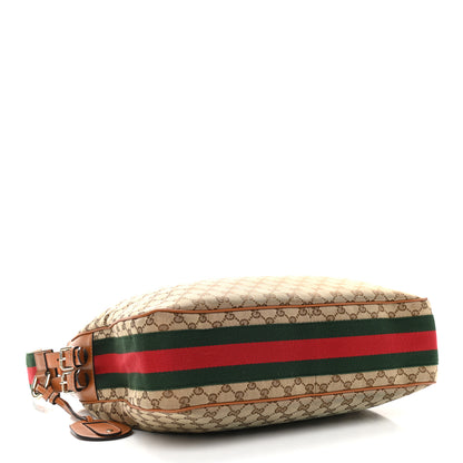 Gucci Monogram Medium Heritage Shoulder Bag Light Tobacco 1 of 11