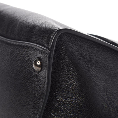 Prada Glace Calf Twin Pocket Tote Black 12 of 13