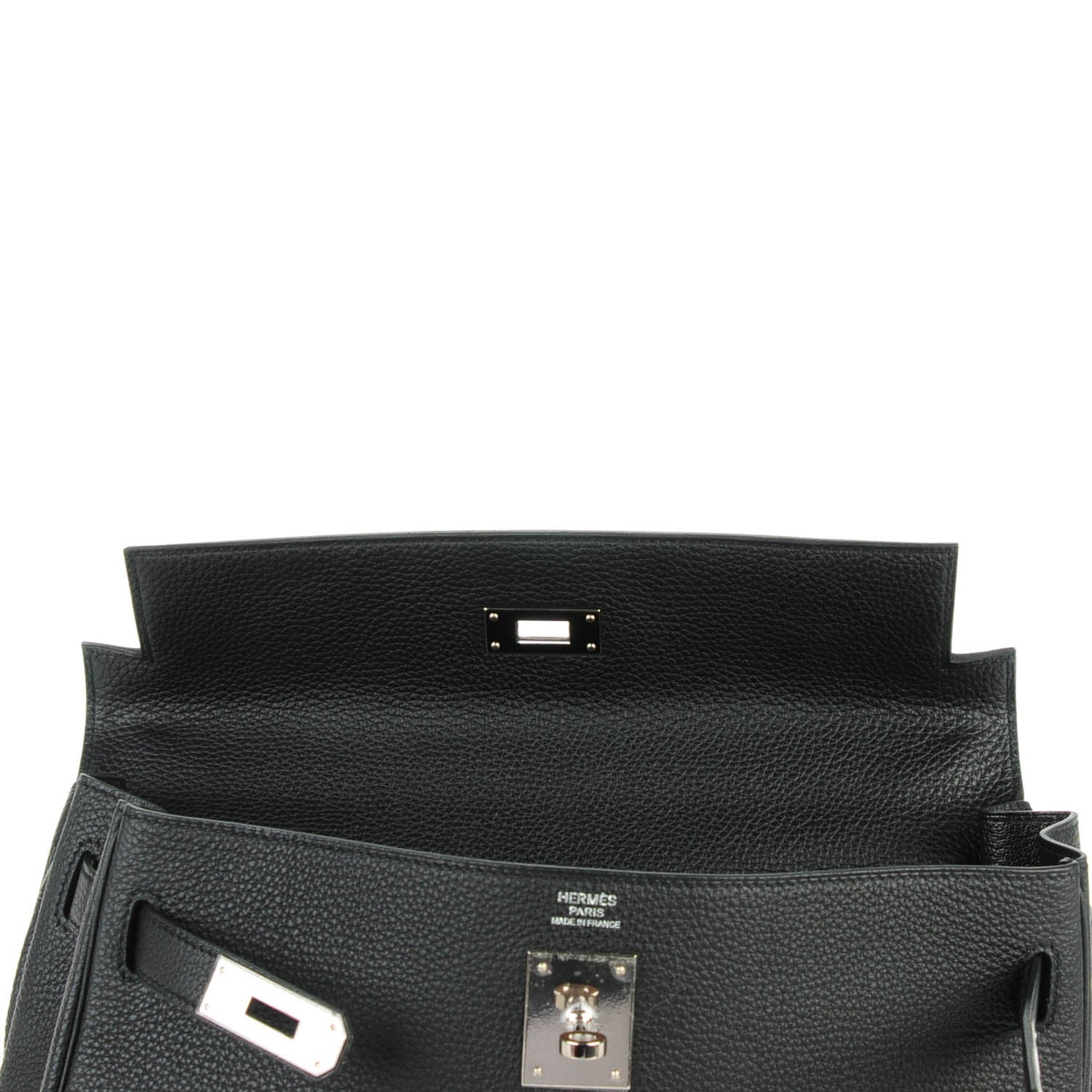 Hermes Togo Kelly Retourne 32 Black 16 of 22
