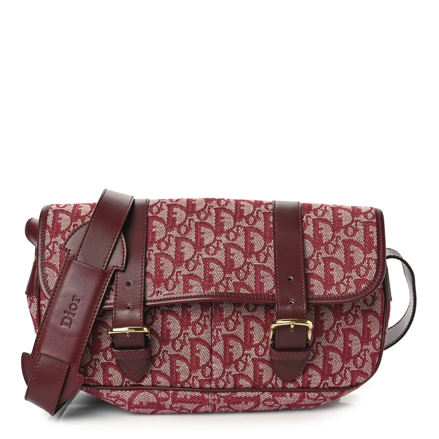 Christian Dior Monogram Messenger Bordeaux 1 of 9